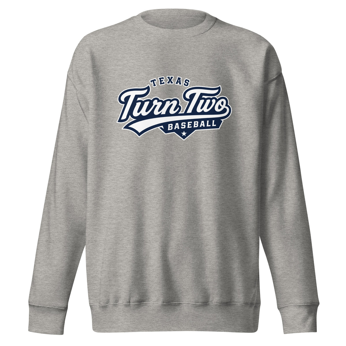 Performance | Crewneck | Texas Turn Two Baseball | Athletics Logo