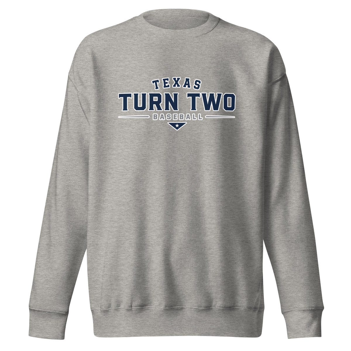 Performance | Crewneck | Texas Turn Two Baseball | Modern Script Logo