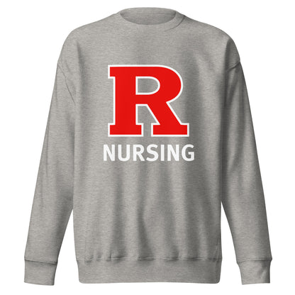 Performance | Crewneck | Grand View University Nursing | Lettemark Logo