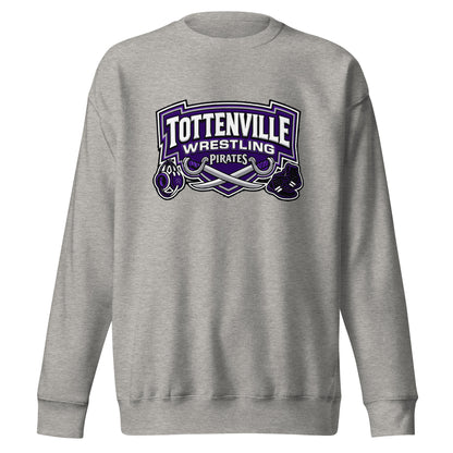 Performance | Crewneck | Tottenville wrestling club | Vanguard Logo