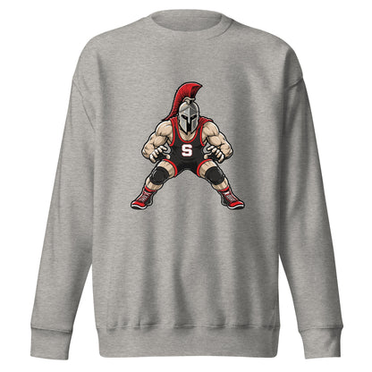 Performance | Crewneck | Spartan Wrestling Club | Mascot Logo