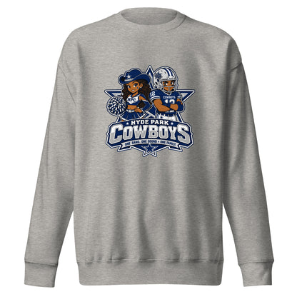 Performance | Crewneck | Hyde Park Cowboys | Vanguard Logo