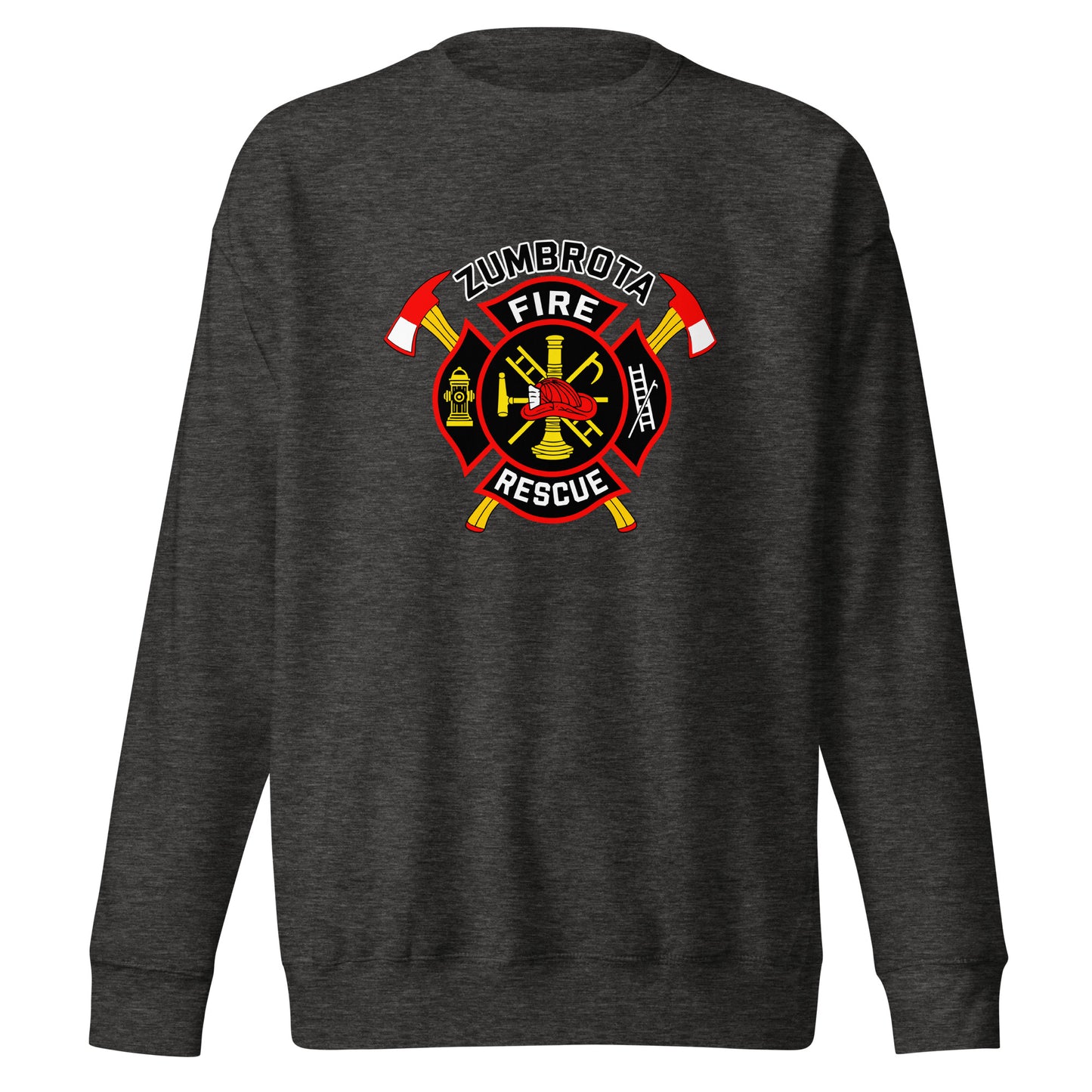 Performance | Crewneck | Zumbrota Fire Department | Vanguard Logo