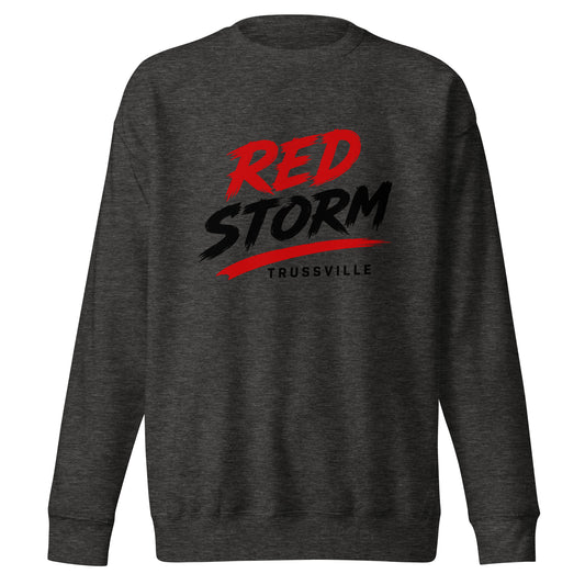 Performance | Crewneck | Red Storm | Modern Script Logo