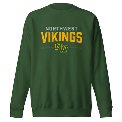 Performance | Crewneck | Northwest High School | Vikings Logo