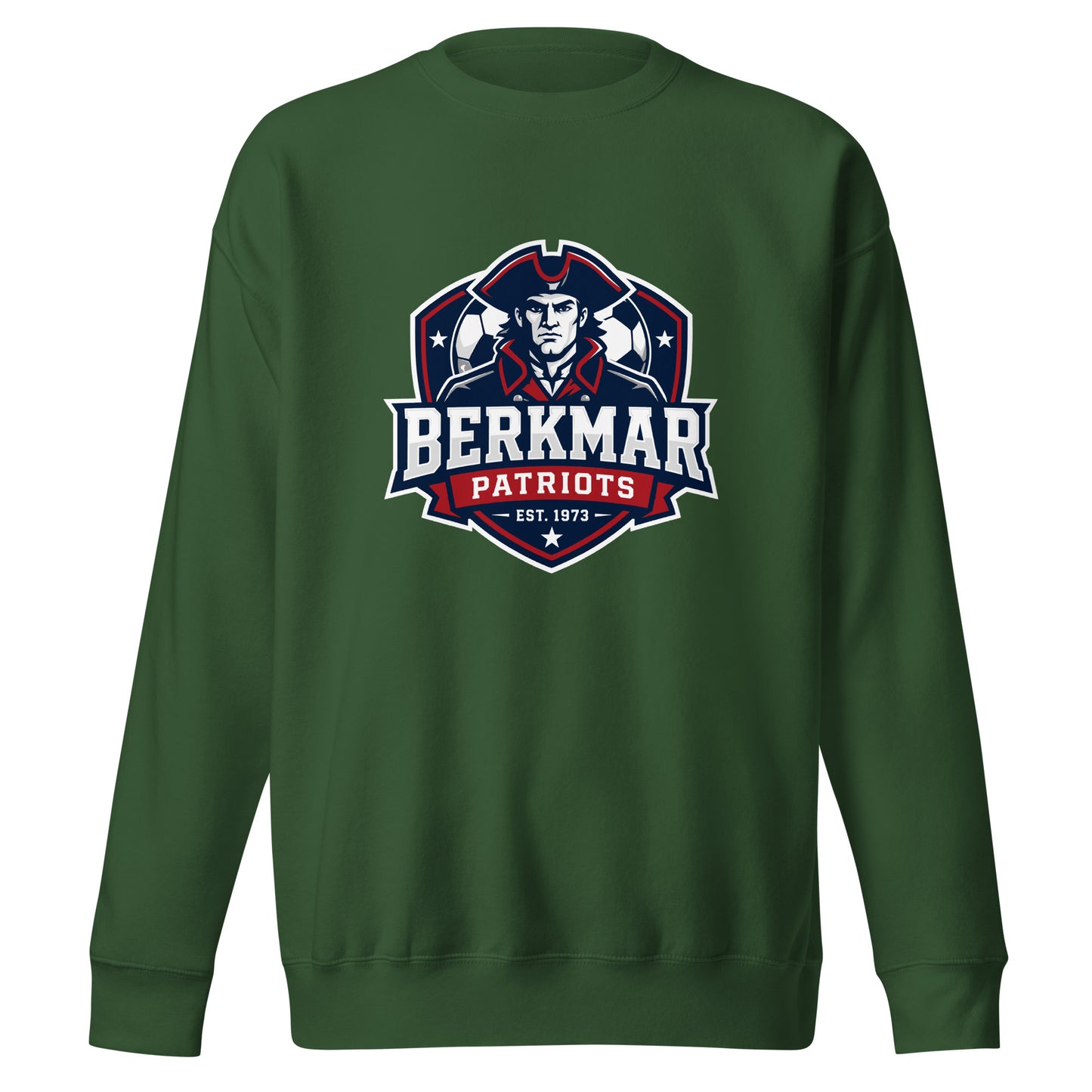 Performance | Crewneck | Berkmar High School Soccer | Shield Logo