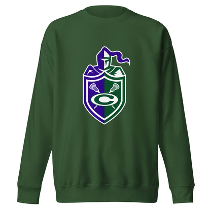 Performance | Crewneck | Central West Girls Lacrosse | Crest Logo