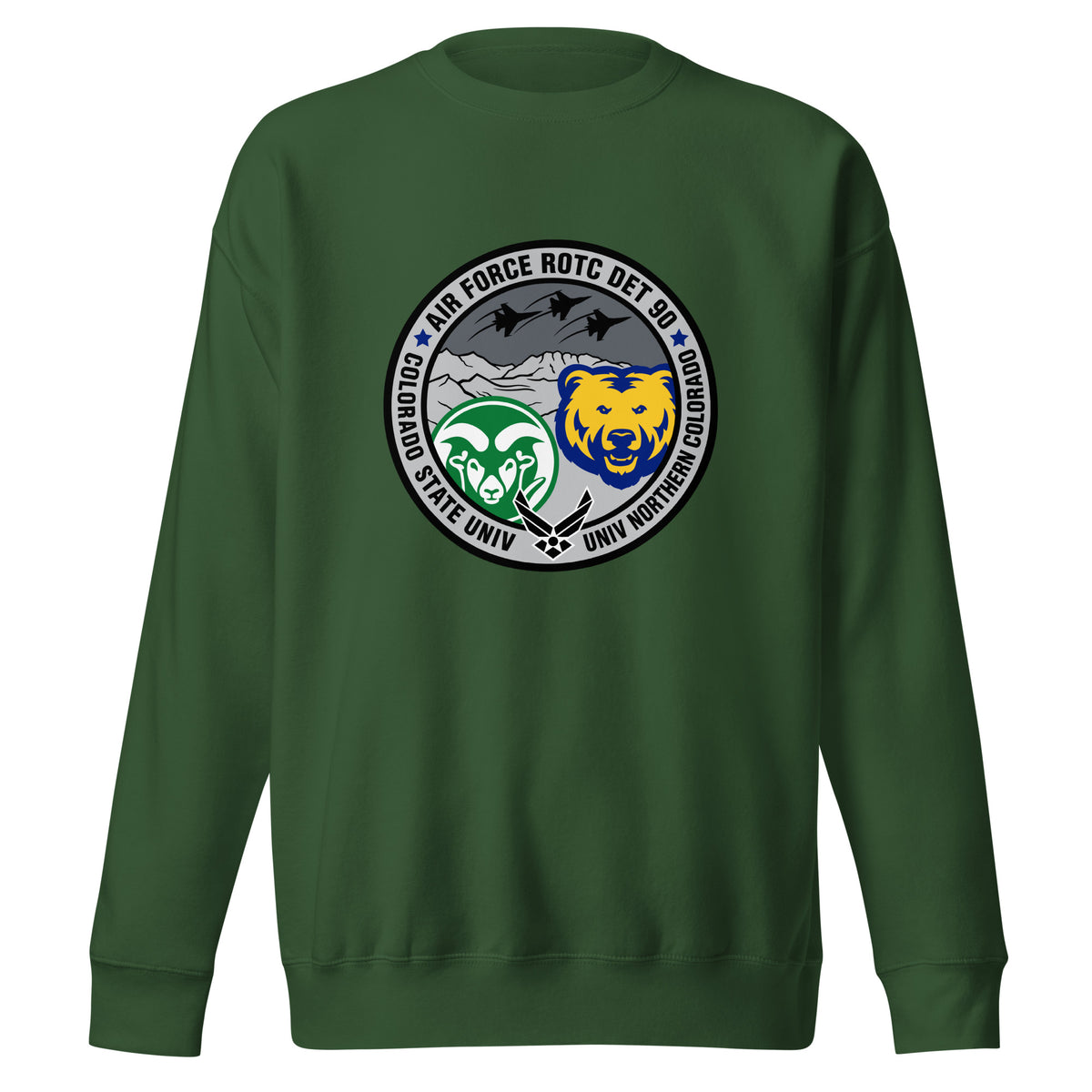 Performance | Crewneck | Colorado State Detachment 90 | Badge Logo