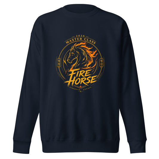 Performance | Crewneck | Fire Horse Masters | Crest Logo