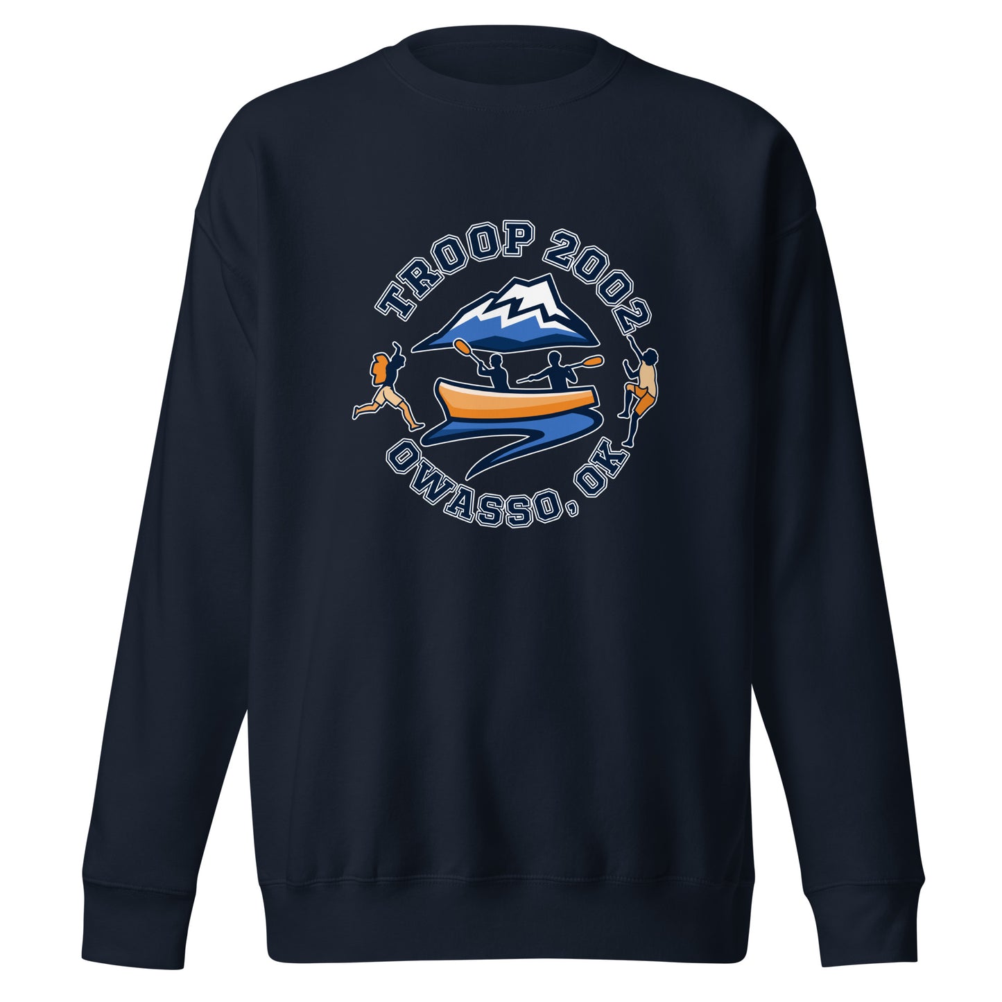 Performance | Crewneck | Troop 2002 | Trailblazer Crest Logo