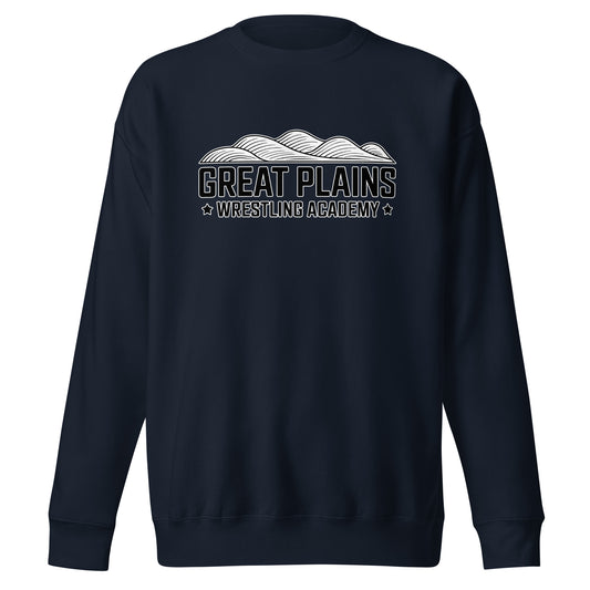 Performance | Crewneck | Great Plains Wrestling Academy | Crest Logo