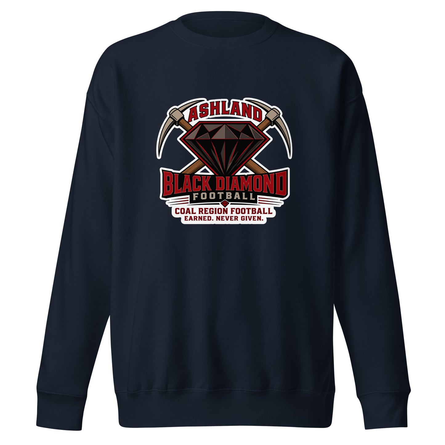 Performance | Crewneck | Ashland Black Diamonds | Vanguard Logo