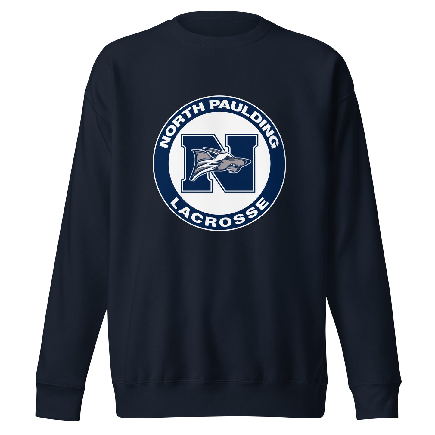 Performance | Crewneck | North Paulding Lacrosse | Badge Logo