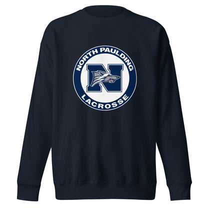 Performance | Crewneck | North Paulding Lacrosse | Badge Logo