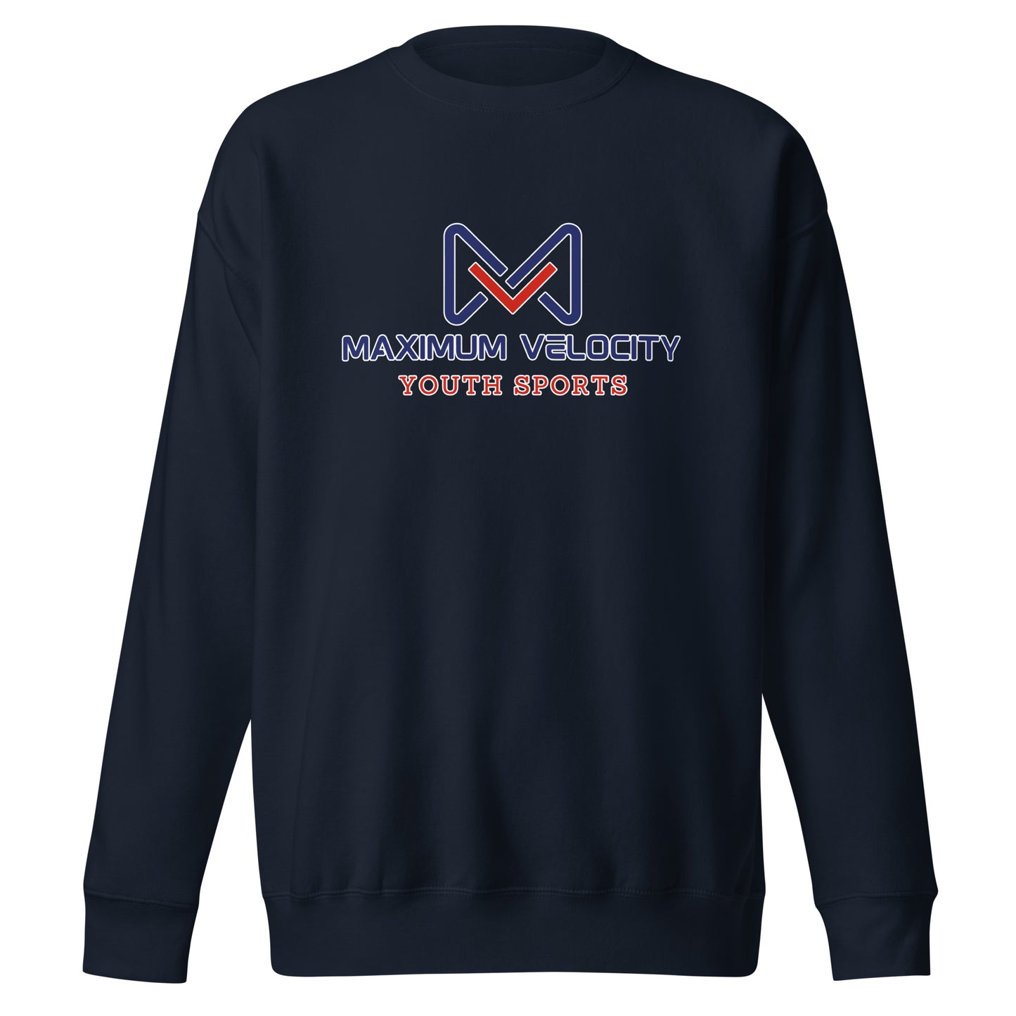 Performance | Crewneck | Maximum Velocity Youth Sports | Emblem Logo