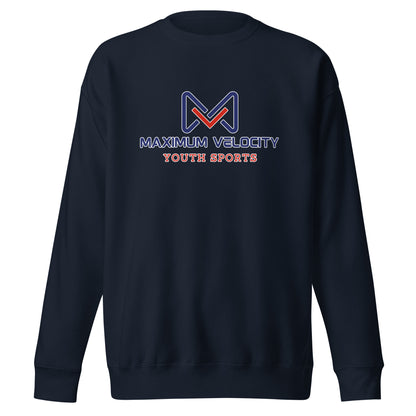 Performance | Crewneck | Maximum Velocity Youth Sports | Emblem Logo