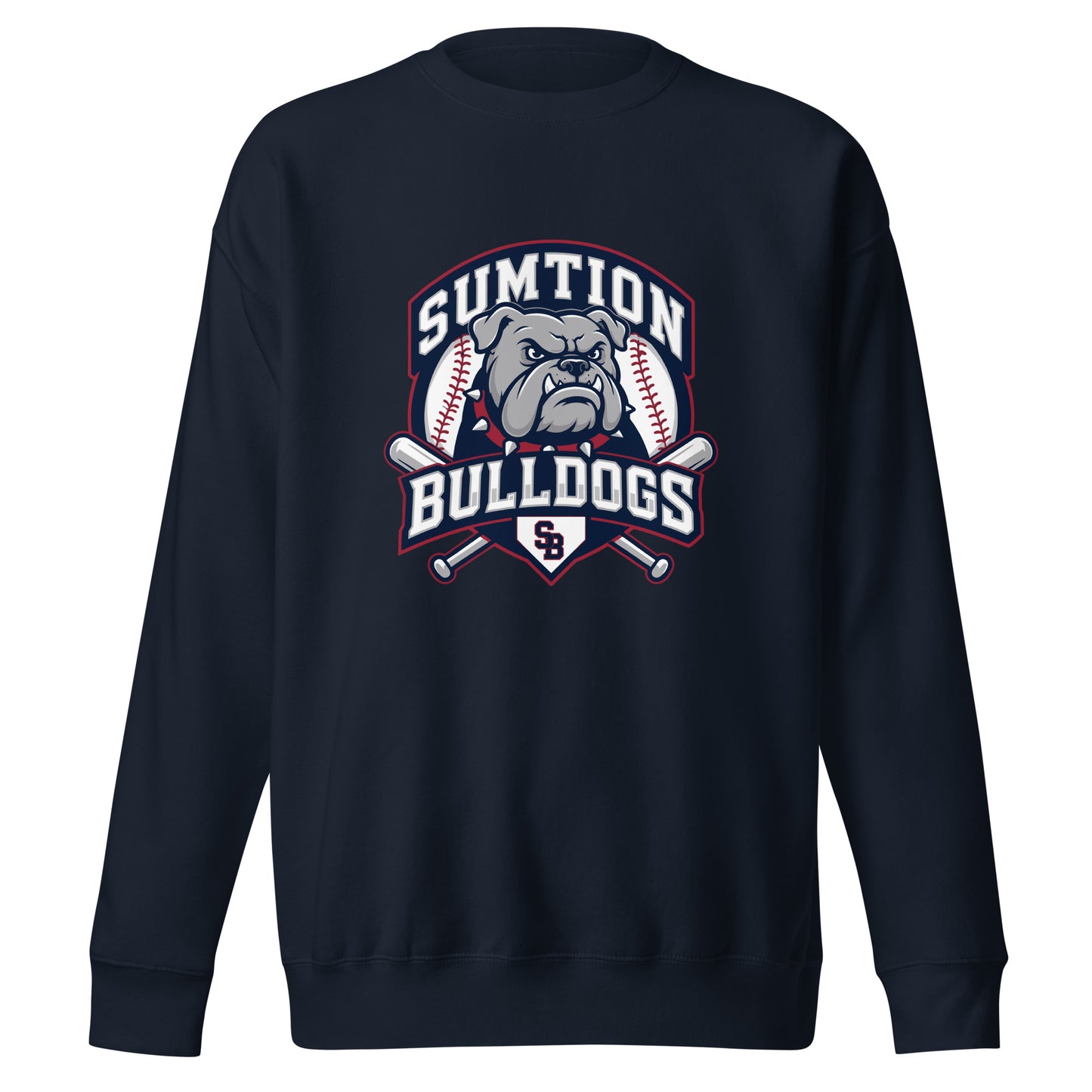 Performance | Crewneck | Sumtion bulldogs | Emblem Logo