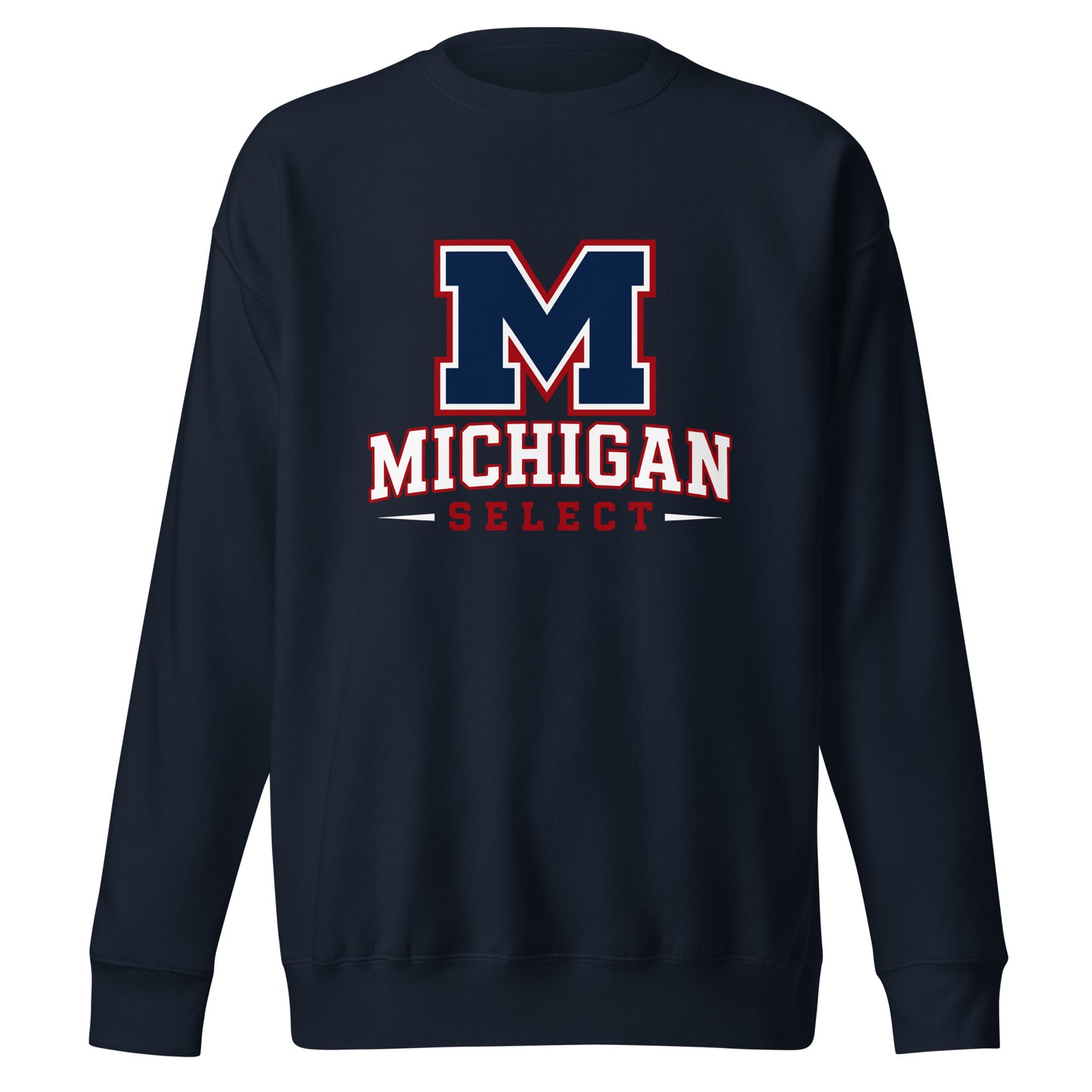 Performance | Crewneck | Michigan Select Baseball | Emblem Logo