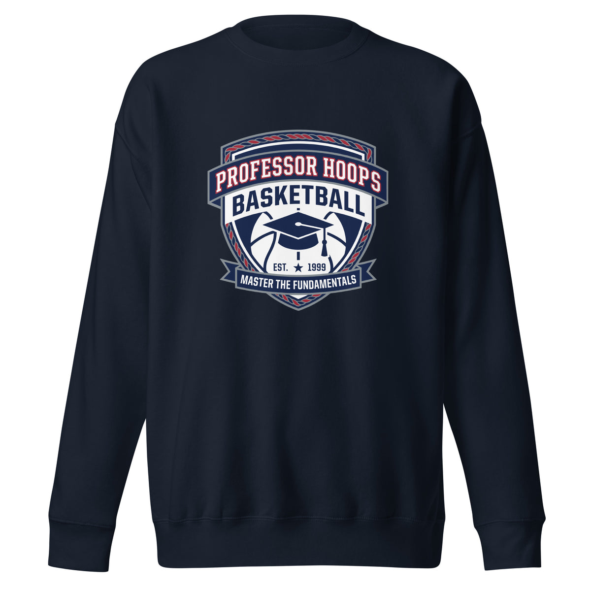 Performance | Crewneck | Professor Hoops Basketball | Crest Logo