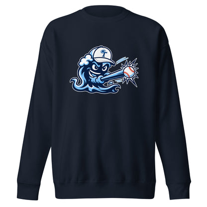Performance | Crewneck | Long Island Tides Baseball | Mascot Logo