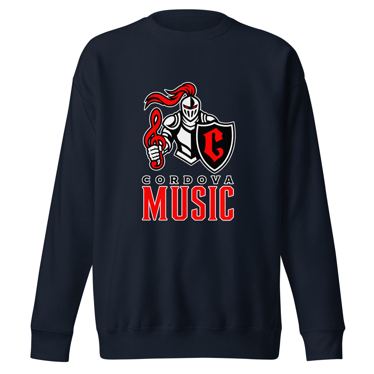 Performance | Crewneck | Cordova High Music | Vanguard Logo
