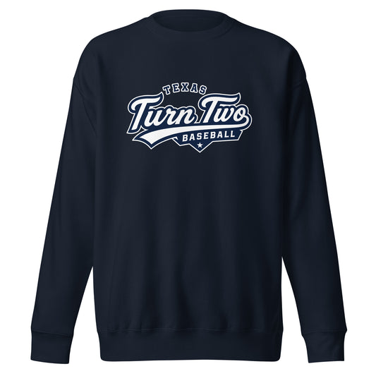 Performance | Crewneck | Texas Turn Two Baseball | Athletics Logo