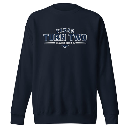 Performance | Crewneck | Texas Turn Two Baseball | Modern Script Logo