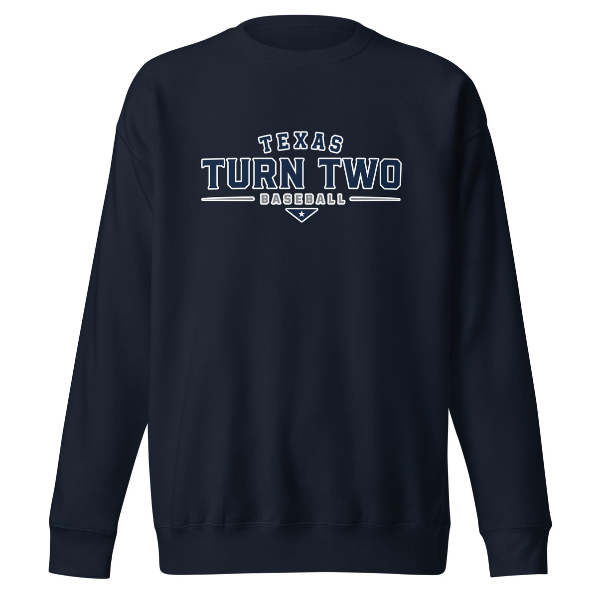 Performance | Crewneck | Texas Turn Two Baseball | Modern Script Logo