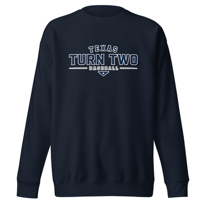 Performance | Crewneck | Texas Turn Two Baseball | Modern Script Logo
