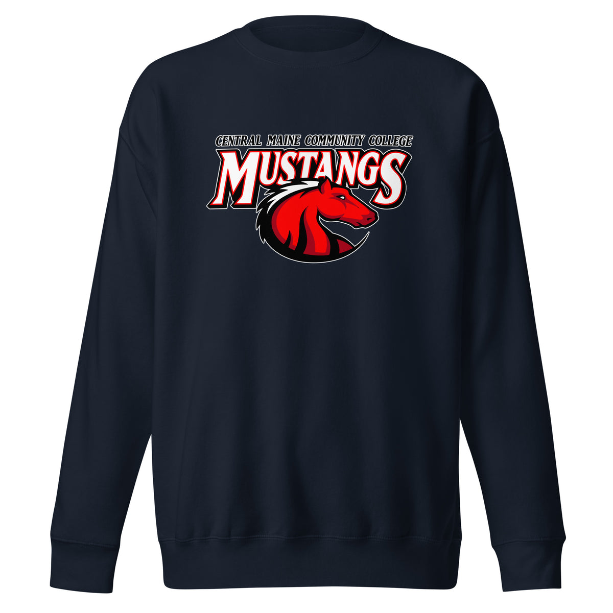 Performance | Crewneck | Central Maine Community College Woman’s Soccer | Vanguard Logo