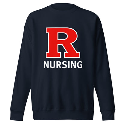 Performance | Crewneck | Grand View University Nursing | Lettemark Logo