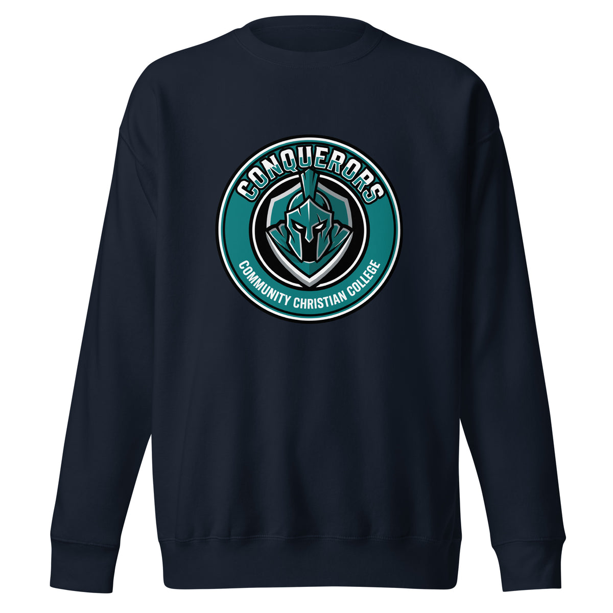 Performance | Crewneck | Community Christian College | Badge Logo