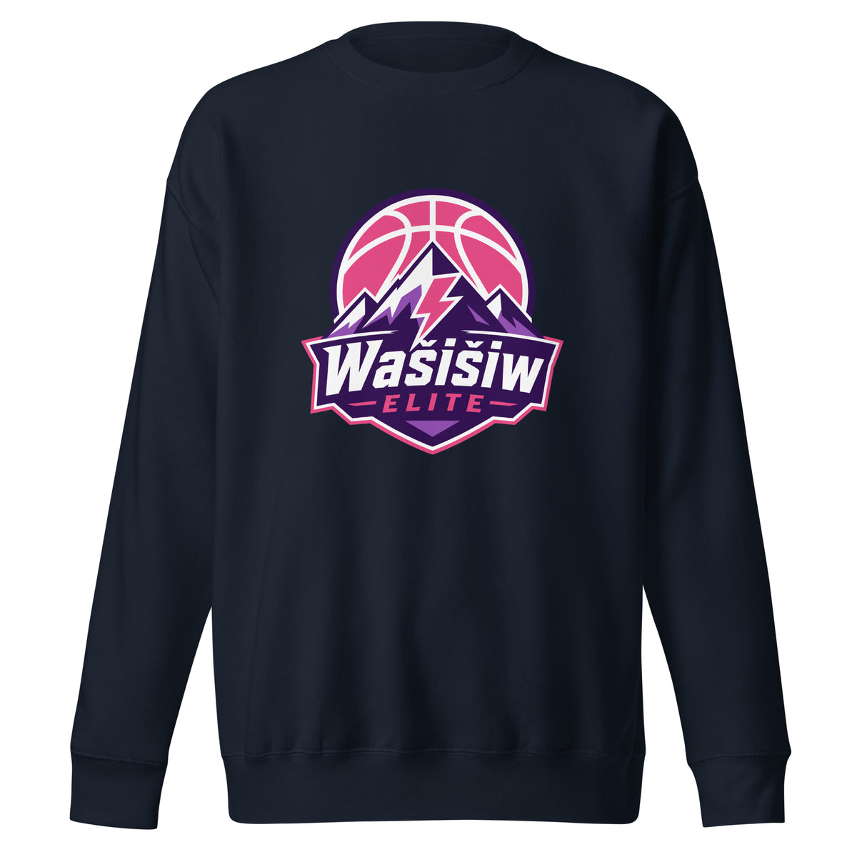 Performance | Crewneck | Wašišiw Elite | Emblem Logo