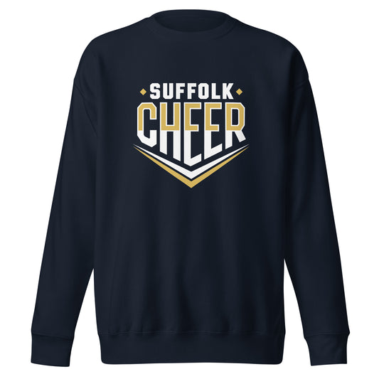 Performance | Crewneck | Suffolk University Cheerleading | Emblem Logo