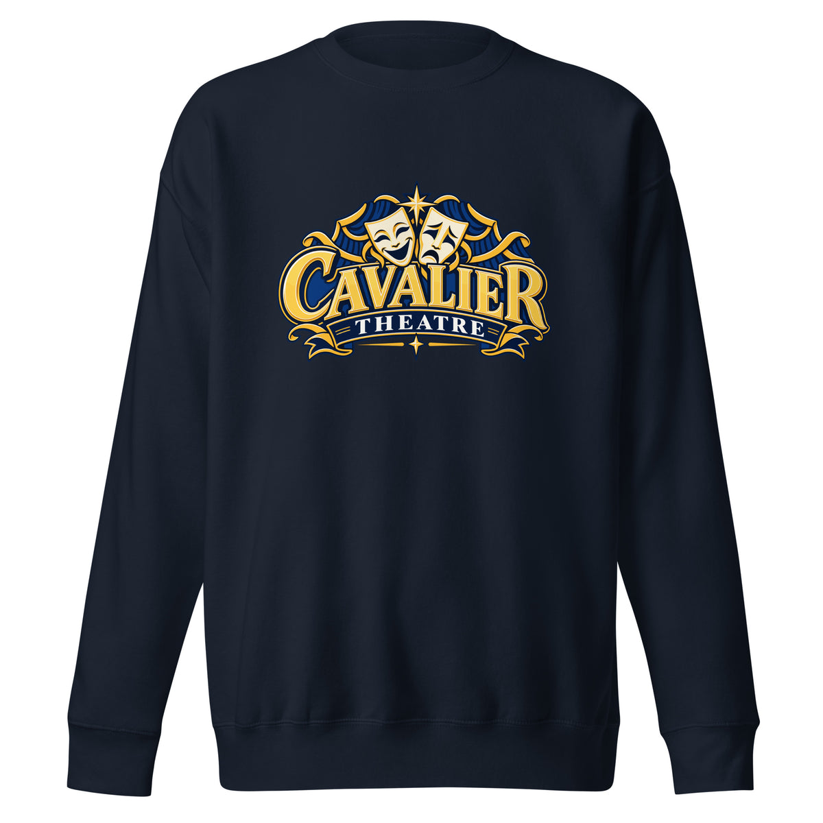 Performance | Crewneck | Cavalier Theatre Troupe | Emblem Logo