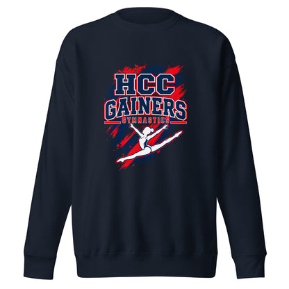 Performance | Crewneck | HCC Gymnastics | Crest Logo