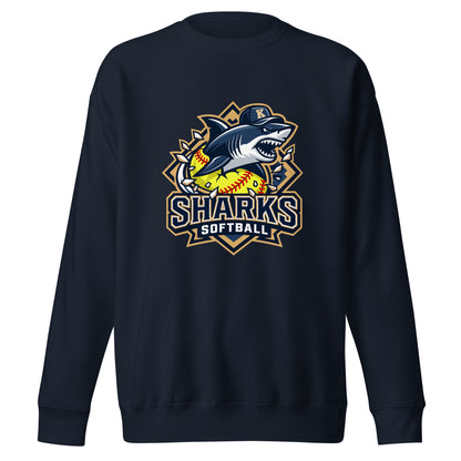 Performance | Crewneck | Sharks Diamond Sports | Crest Logo