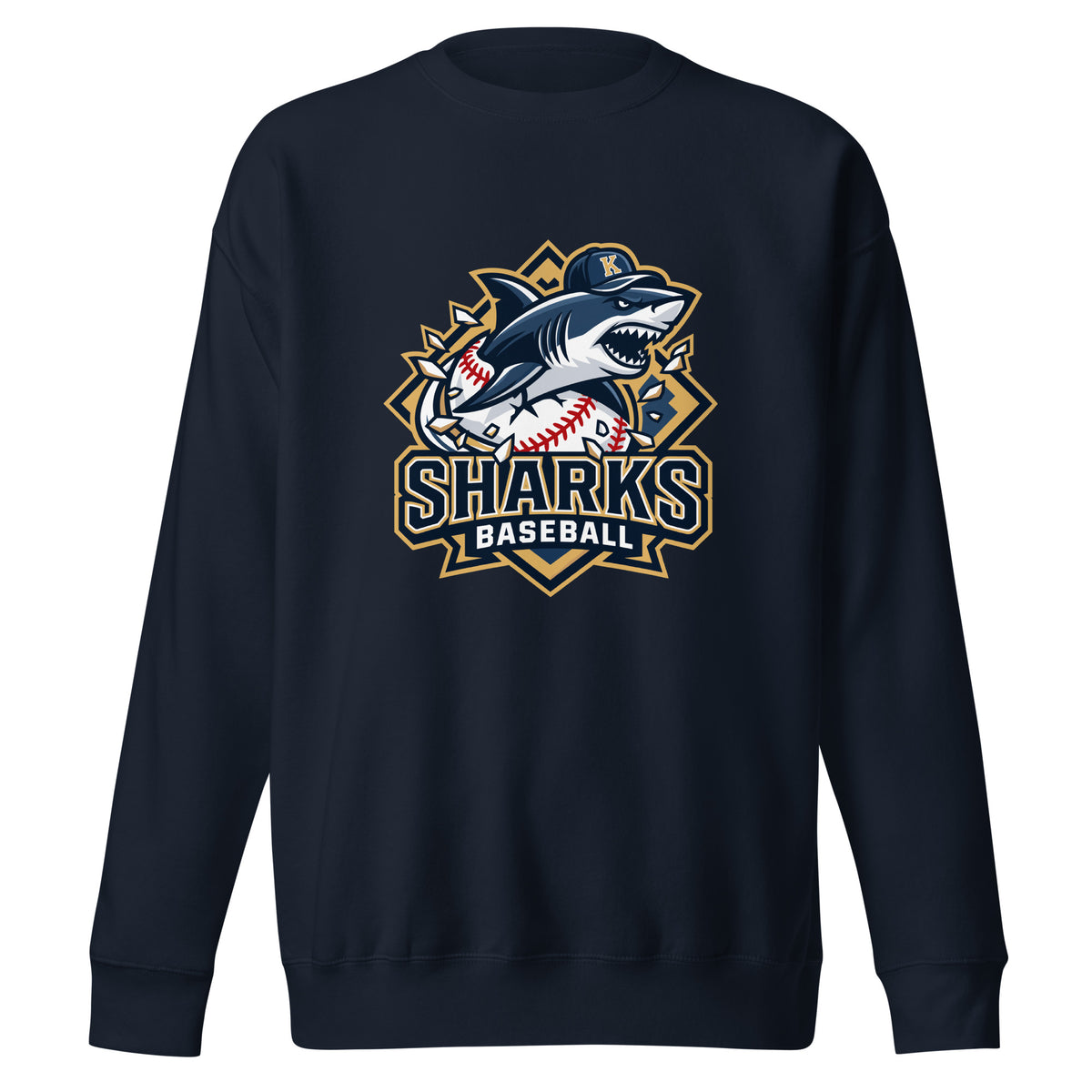 Performance | Crewneck | Sharks Diamond Sports | Valor Logo