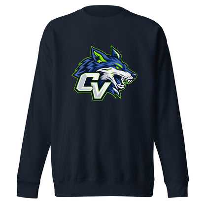 Performance | Crewneck | Cumberland Valley Coyotes Football | Crest Logo