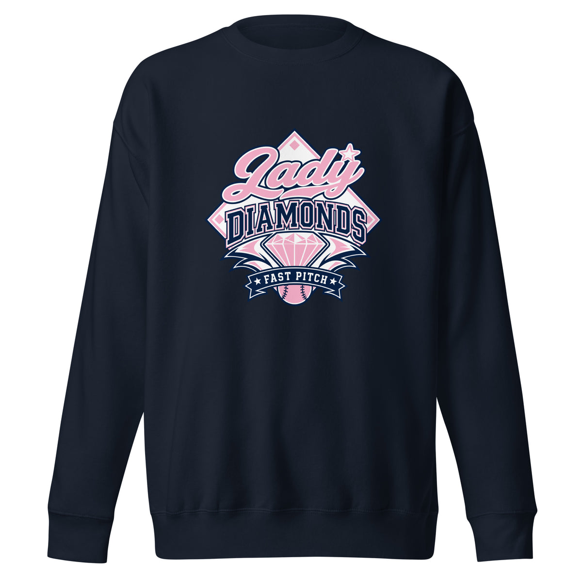 Performance | Crewneck | Lady Diamonds | Emblem Logo