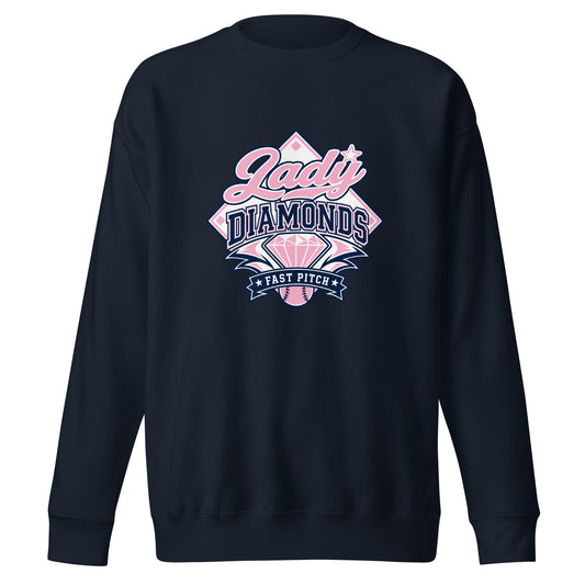 Performance | Crewneck | Lady Diamonds | Emblem Logo