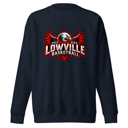 Performance | Crewneck | Lowville Girls Basketball | Emblem Logo