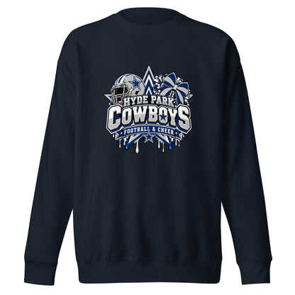 Performance | Crewneck | Hyde Park Cowboys | Crest Logo