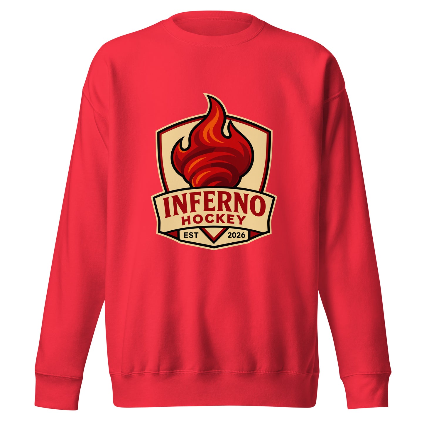 Performance | Crewneck | Inferno Hockey | Crest Logo