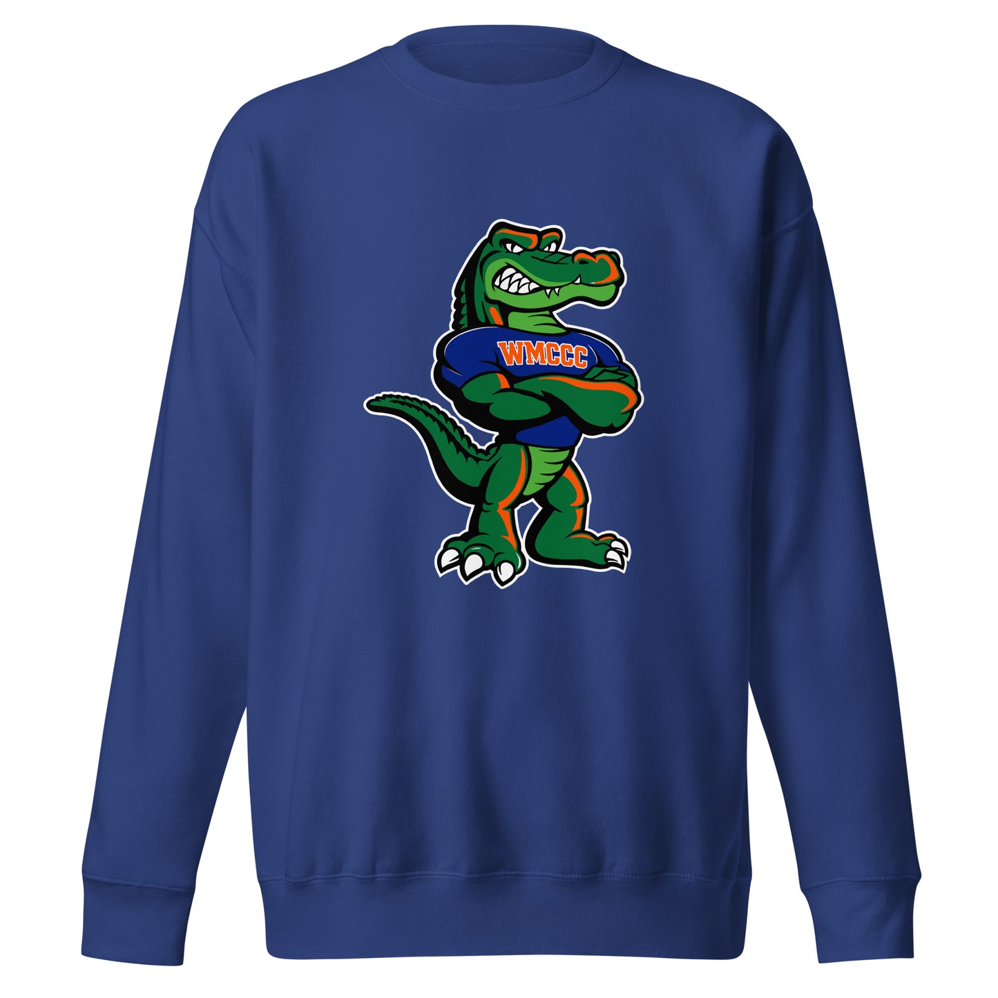 Performance | Crewneck | West Memphis Community Christian College Gators | Mascot Logo