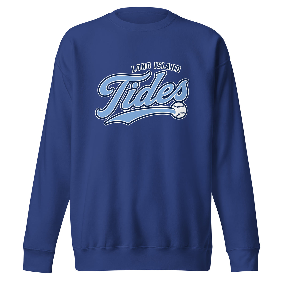 Performance | Crewneck | Long Island Tides Baseball | Athletics Logo