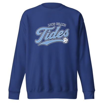 Performance | Crewneck | Long Island Tides Baseball | Athletics Logo