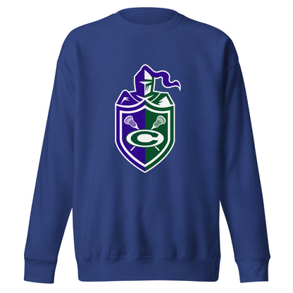 Performance | Crewneck | Central West Girls Lacrosse | Crest Logo