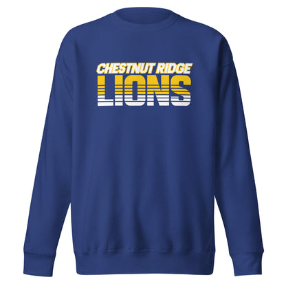 Performance | Crewneck | Chestnut Ridge Lions Football | Script Logo