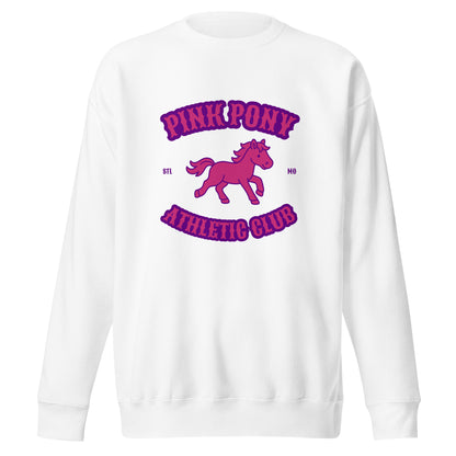 Performance | Crewneck | Pink Pony Athletic Club | Crest Logo
